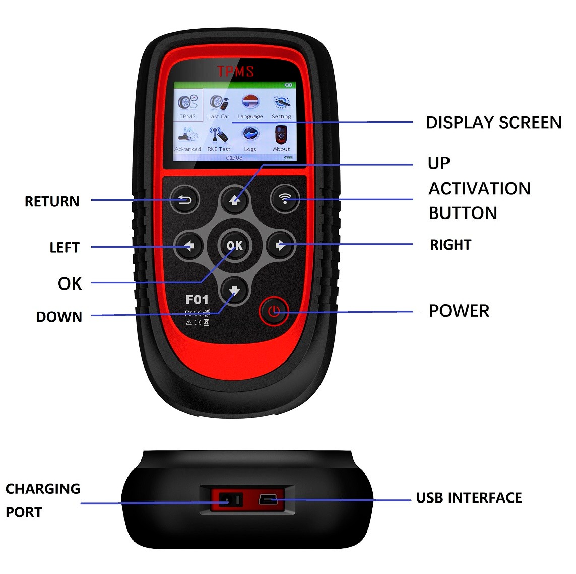  TPMS DiagnosicTool F01