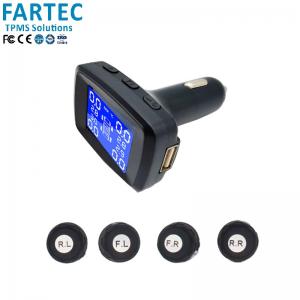 cigarette plug External wireless Real-time Car Tire Pressure Monitoring System TPMS FY014